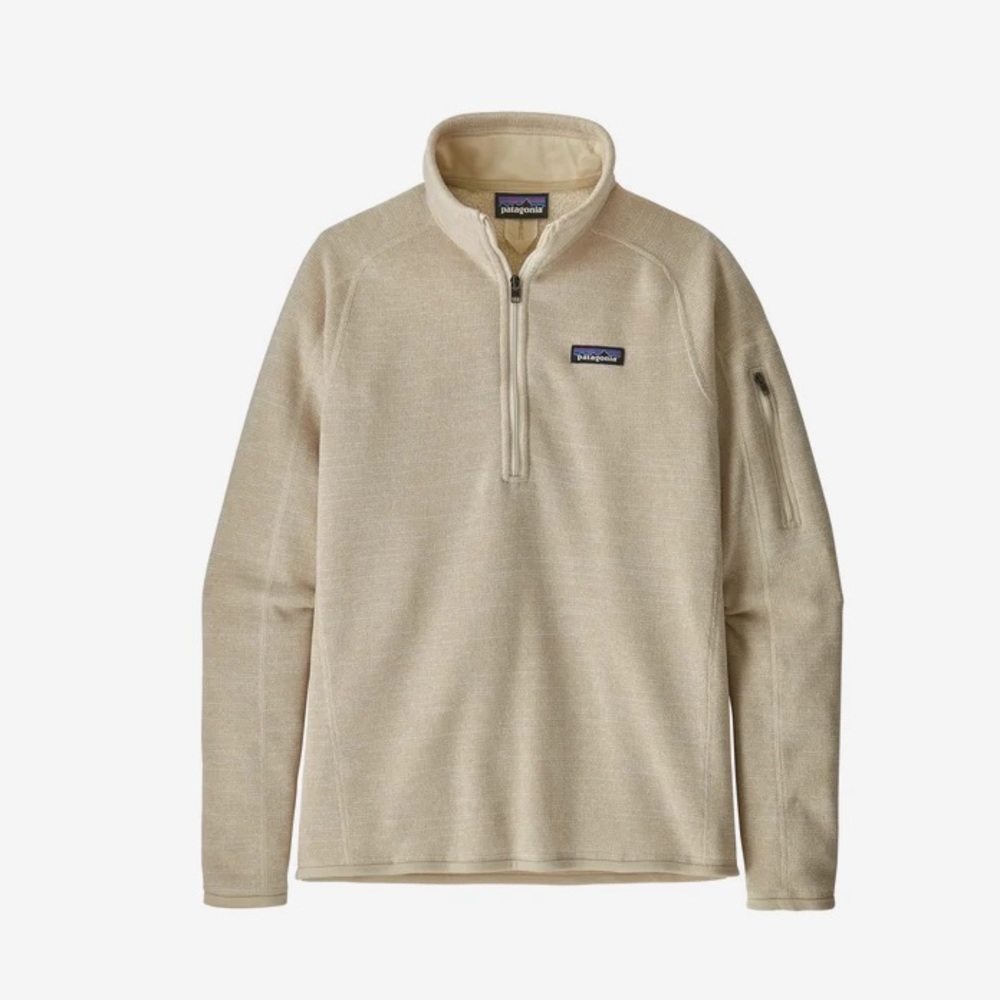 Patagonia 1/4 Zip Better Sweater - Oyster White